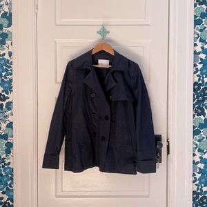 Everlane Women’s pea coat - navy blue - gently worn just a few times!